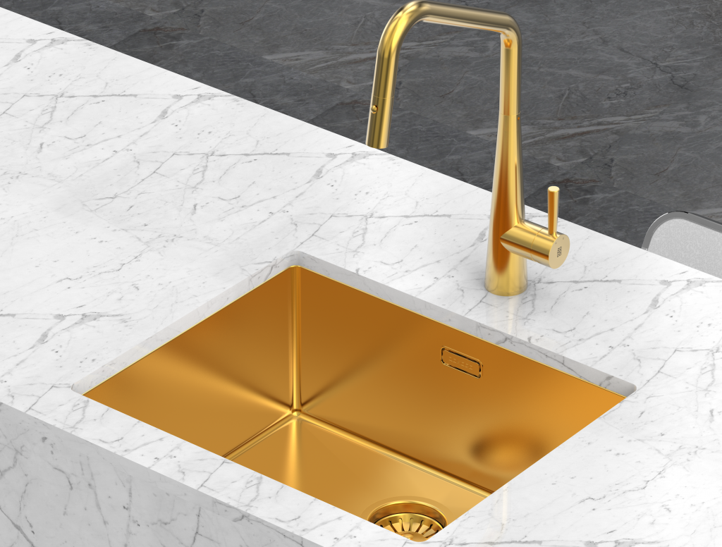 Zomodo Eureka Gold Sink & Tap